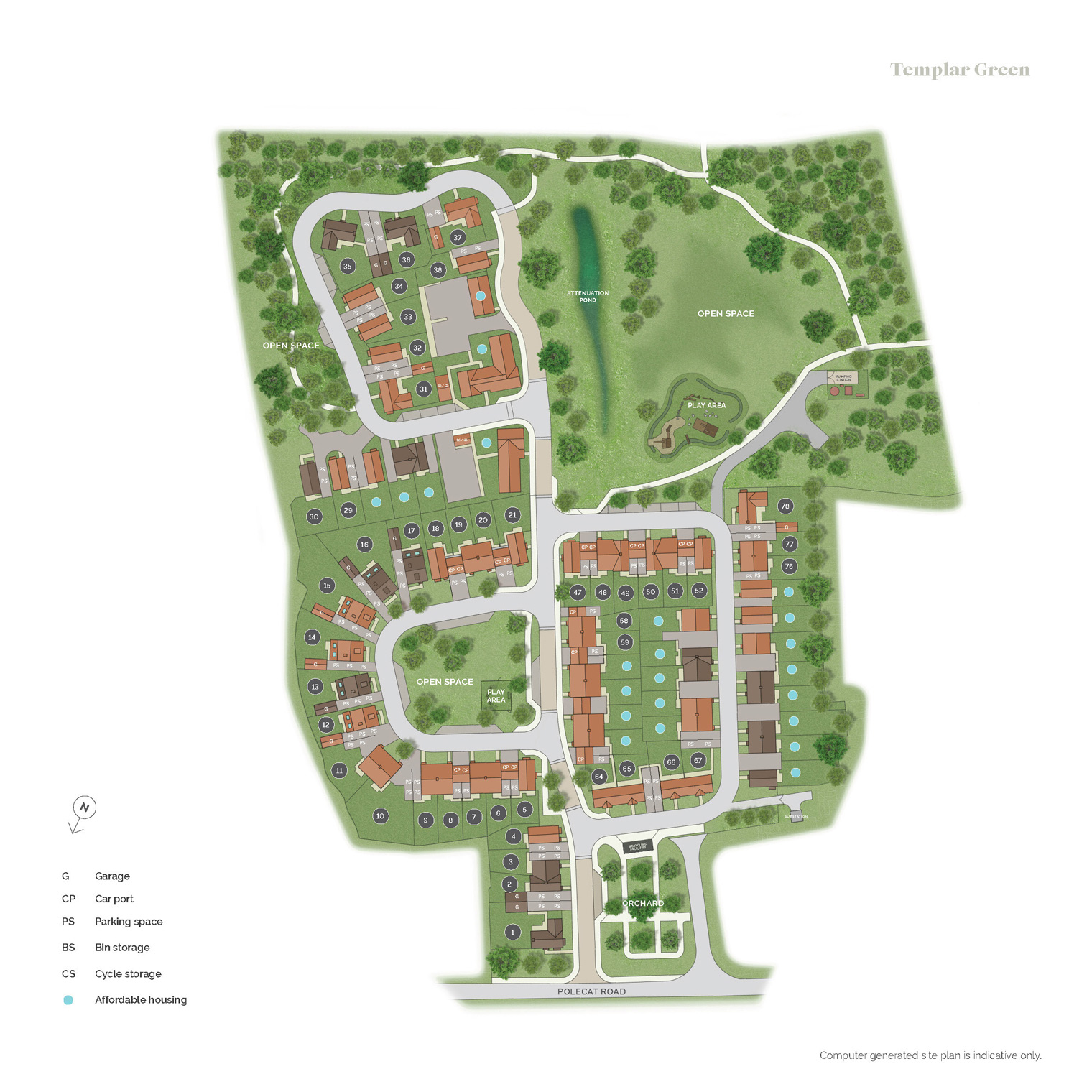 Templar Green Site Plan