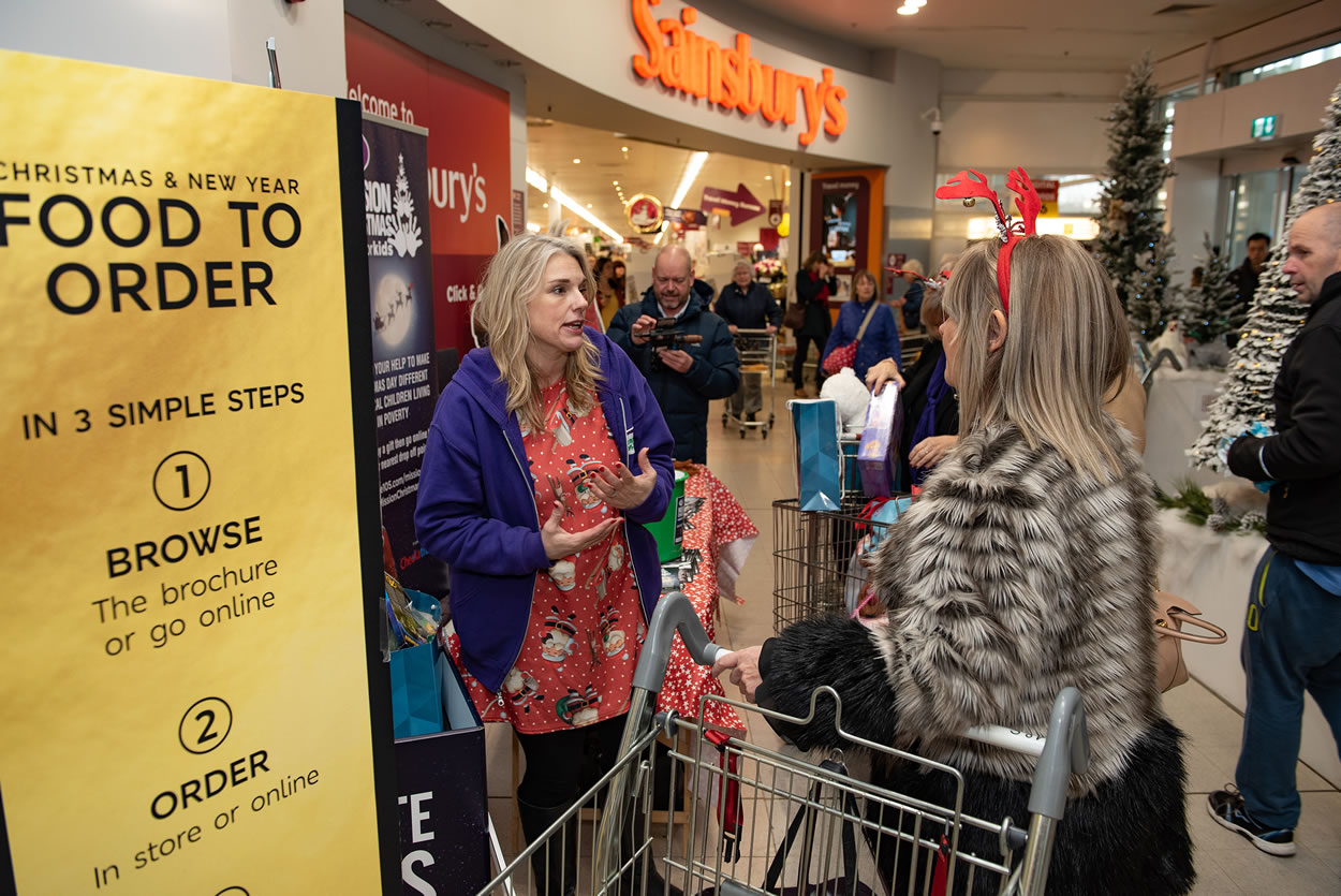 Ladies outside Sainsbury's