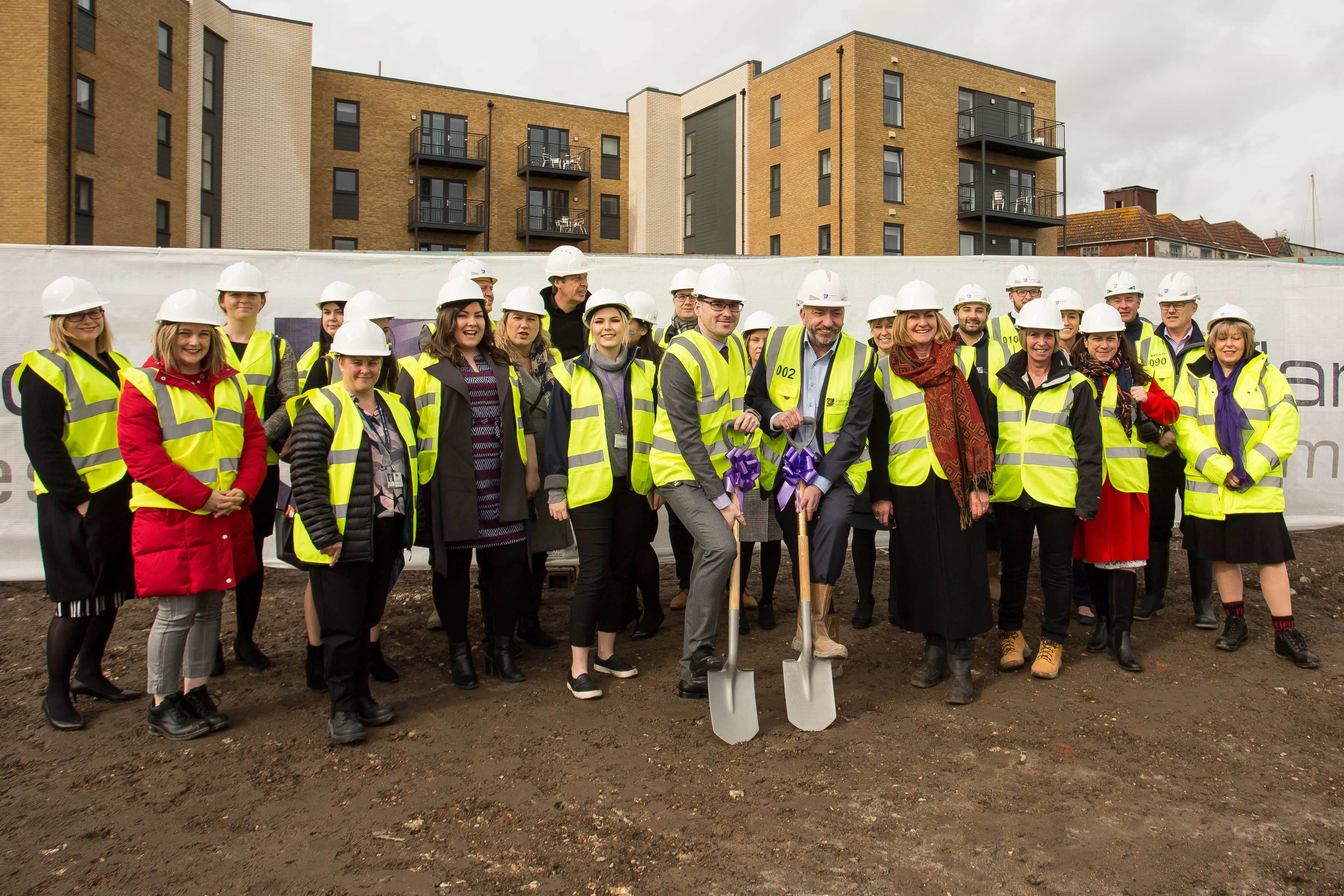 Groundbreaking at Meridian Waterside 